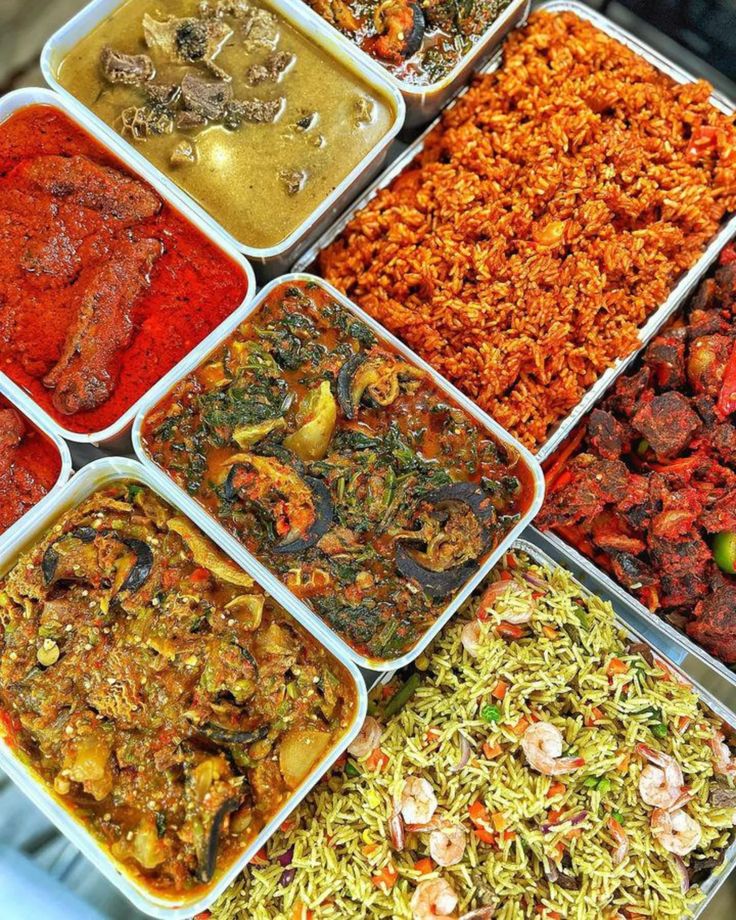Nigerian Food Background